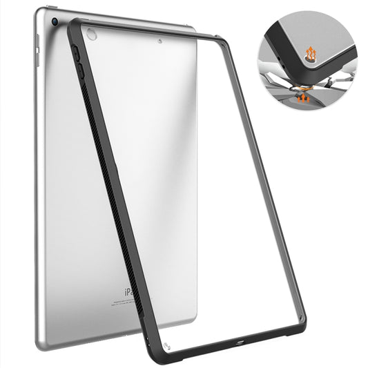 PC+TPU Transparent Shockproof Tablet Case For iPad 9.7 inch 2017 / 2018(Black) - iPad 9.7 (2018) & (2017) Cases by buy2fix | Online Shopping UK | buy2fix