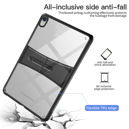 For iPad mini 2024 / mini 6 PC+TPU Transparent Holder Tablet Case(Blue) - iPad mini 6 Cases by buy2fix | Online Shopping UK | buy2fix