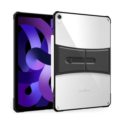 PC+TPU Transparent Holder Tablet Case For iPad Air 2022 / 2020(Black) - iPad Air (2022) / (2020) 10.9 Cases by buy2fix | Online Shopping UK | buy2fix