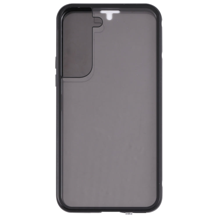 For Samsung Galaxy S22 5G Anti-peeping Magnetic Double-sided Tempered Glass Phone Case(Black) - Galaxy S22 5G Cases by buy2fix | Online Shopping UK | buy2fix