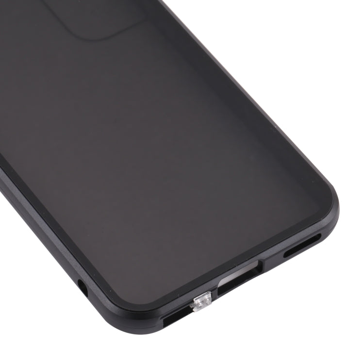 For Samsung Galaxy S22 5G Anti-peeping Magnetic Double-sided Tempered Glass Phone Case(Black) - Galaxy S22 5G Cases by buy2fix | Online Shopping UK | buy2fix