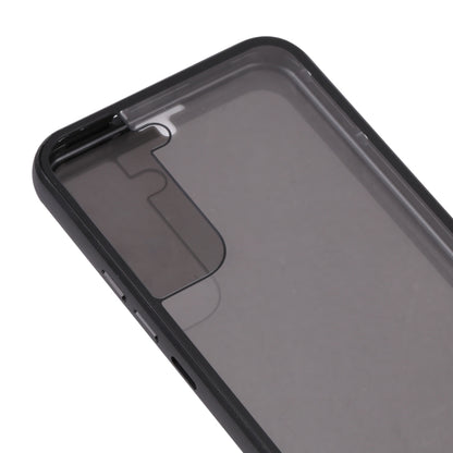For Samsung Galaxy S22 5G Anti-peeping Magnetic Double-sided Tempered Glass Phone Case(Black) - Galaxy S22 5G Cases by buy2fix | Online Shopping UK | buy2fix