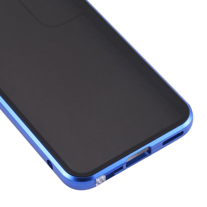 For Samsung Galaxy S22 5G Anti-peeping Magnetic Double-sided Tempered Glass Phone Case(Blue) - Galaxy S22 5G Cases by buy2fix | Online Shopping UK | buy2fix
