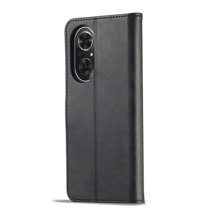 For Honor 50 SE LC.IMEEKE Calf Texture Leather Phone Case(Black) - Honor Cases by LC.IMEEKE | Online Shopping UK | buy2fix