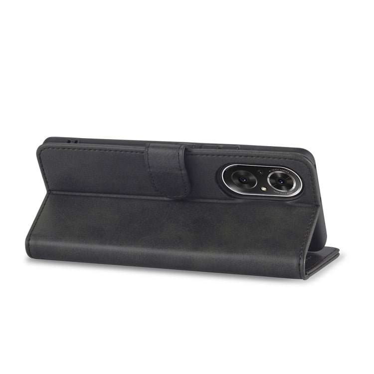 For Honor 50 SE LC.IMEEKE Calf Texture Leather Phone Case(Black) - Honor Cases by LC.IMEEKE | Online Shopping UK | buy2fix