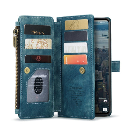 For Samsung Galaxy A53 5G CaseMe C30 Multifunctional Phone Leather Case with Holder & Card Slot & Wallet(Blue) - Galaxy Phone Cases by CaseMe | Online Shopping UK | buy2fix