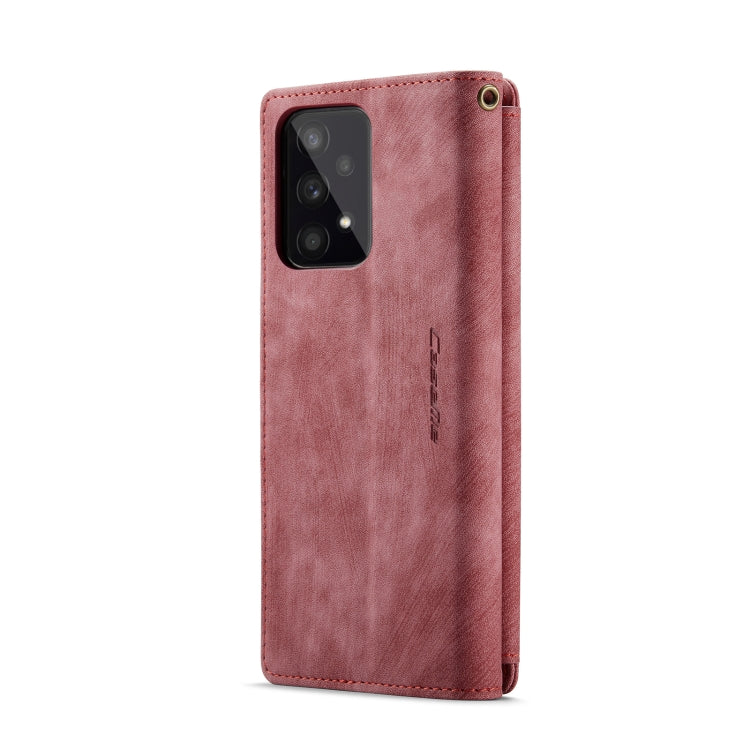 For Samsung Galaxy A53 5G CaseMe C30 Multifunctional Phone Leather Case with Holder & Card Slot & Wallet(Red) - Galaxy Phone Cases by CaseMe | Online Shopping UK | buy2fix