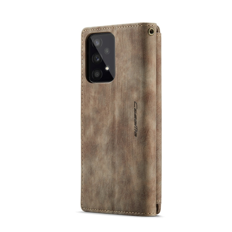 For Samsung Galaxy A53 5G CaseMe C30 Multifunctional Phone Leather Case with Holder & Card Slot & Wallet(Brown) - Galaxy Phone Cases by CaseMe | Online Shopping UK | buy2fix