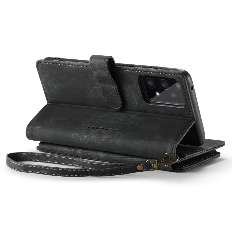 For Samsung Galaxy A53 5G CaseMe C30 Multifunctional Phone Leather Case with Holder & Card Slot & Wallet(Black) - Galaxy Phone Cases by CaseMe | Online Shopping UK | buy2fix