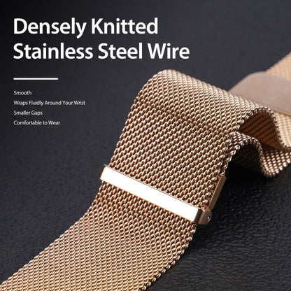 DUX DUCIS Milanese Watchband For Apple Watch Series 9&8&7 41mm / SE 3&SE 2&6&SE&5&4 40mm / 3&2&1 38mm(Gold) by DUX DUCIS