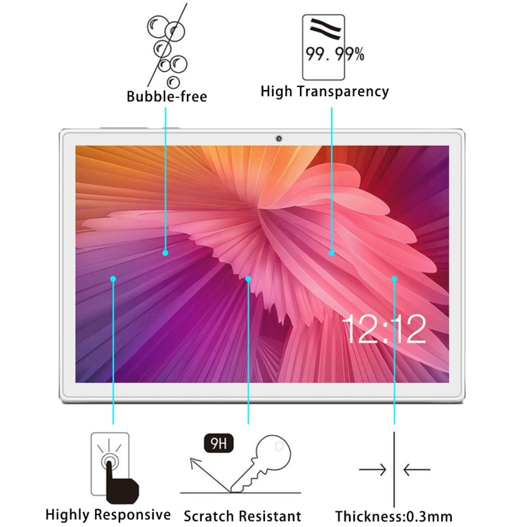 25 PCS 9H 2.5D Explosion-proof Tempered Glass Film for Teclast M30 - Others by buy2fix | Online Shopping UK | buy2fix