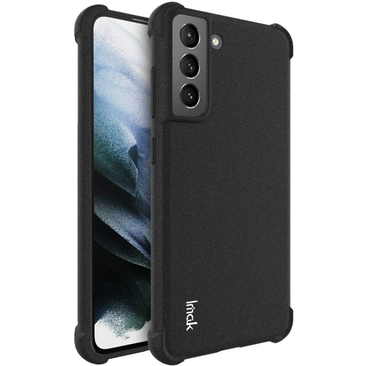 For Samsung Galaxy S21 FE 5G IMAK All-inclusive Shockproof Airbag TPU Case (Matte Black) by imak