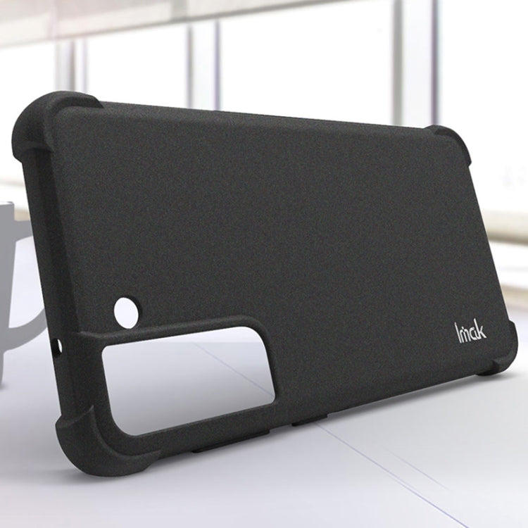 For Samsung Galaxy S21 FE 5G IMAK All-inclusive Shockproof Airbag TPU Case (Matte Black) by imak