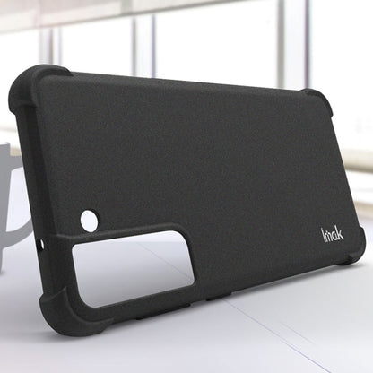 For Samsung Galaxy S21 FE 5G IMAK All-inclusive Shockproof Airbag TPU Case (Matte Black) by imak