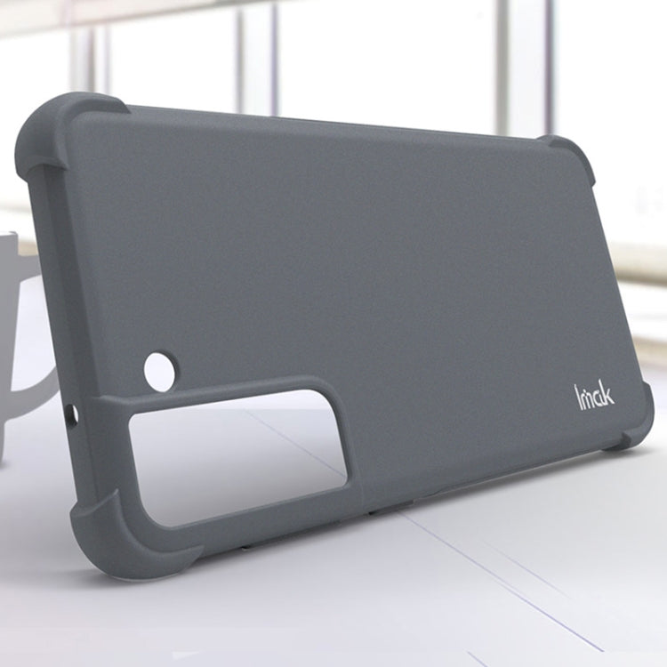For Samsung Galaxy S21 FE 5G IMAK All-inclusive Shockproof Airbag TPU Case (Matte Grey) by imak
