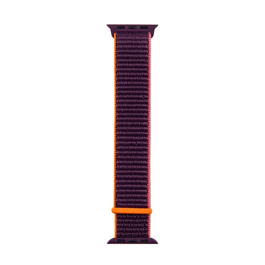 For Apple Watch Apple Watch Ultra 49mm&Watch Ultra 2 49mm / Series 9&8&7 45mm / SE 3&SE 2&6&SE&5&4 44mm / 3&2&1 42mm Mutural Nylon Watch Band(Plum Color) - Watch Bands by Mutural | Online Shopping UK | buy2fix