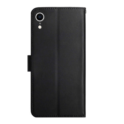 For iPhone XR Genuine Leather Fingerprint-proof Horizontal Flip Phone Case(Black) - More iPhone Cases by buy2fix | Online Shopping UK | buy2fix