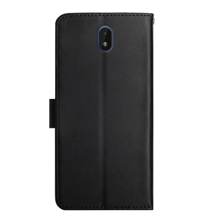 For Nokia C01 Plus Genuine Leather Fingerprint-proof Horizontal Flip Phone Case(Black) - Nokia Cases by buy2fix | Online Shopping UK | buy2fix
