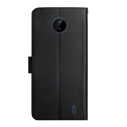 For Nokia C10 / C20 Genuine Leather Fingerprint-proof Horizontal Flip Phone Case(Black) - Nokia Cases by buy2fix | Online Shopping UK | buy2fix