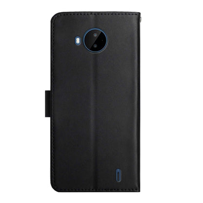 For Nokia C20 Plus Genuine Leather Fingerprint-proof Horizontal Flip Phone Case(Black) - Nokia Cases by buy2fix | Online Shopping UK | buy2fix