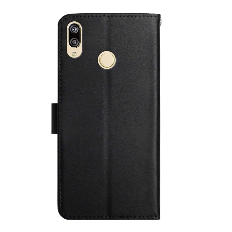 For Huawei P20 Lite Genuine Leather Fingerprint-proof Horizontal Flip Phone Case(Black) - Huawei Cases by buy2fix | Online Shopping UK | buy2fix
