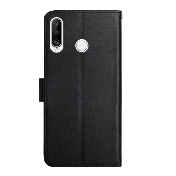 For Huawei P30 Lite Genuine Leather Fingerprint-proof Horizontal Flip Phone Case(Black) - Huawei Cases by buy2fix | Online Shopping UK | buy2fix