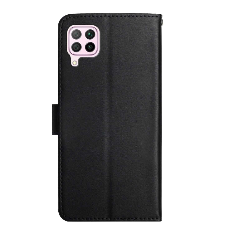 For Huawei P40 Lite Genuine Leather Fingerprint-proof Horizontal Flip Phone Case(Black) - Huawei Cases by buy2fix | Online Shopping UK | buy2fix