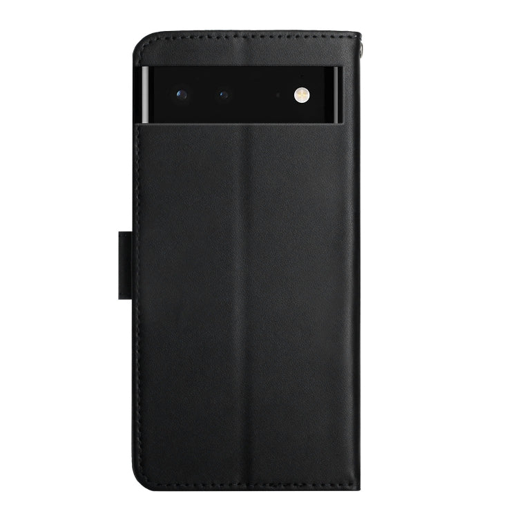 For Google Xperia 6 Genuine Leather Fingerprint-proof Horizontal Flip Phone Case(Black) - Google Cases by buy2fix | Online Shopping UK | buy2fix