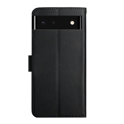 For Google Xperia 6 Genuine Leather Fingerprint-proof Horizontal Flip Phone Case(Black) - Google Cases by buy2fix | Online Shopping UK | buy2fix