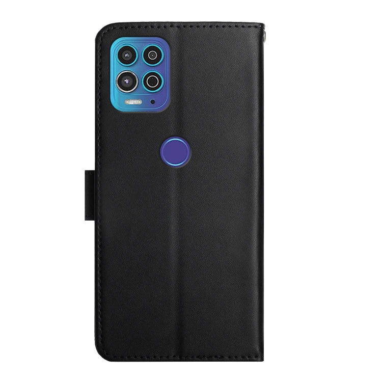 For Motorola Moto G100 Genuine Leather Fingerprint-proof Horizontal Flip Phone Case(Black) - Motorola Cases by buy2fix | Online Shopping UK | buy2fix