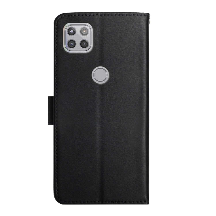 For Motorola Moto G 5G Genuine Leather Fingerprint-proof Horizontal Flip Phone Case(Black) - Motorola Cases by buy2fix | Online Shopping UK | buy2fix