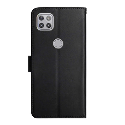 For Motorola Moto G 5G Genuine Leather Fingerprint-proof Horizontal Flip Phone Case(Black) - Motorola Cases by buy2fix | Online Shopping UK | buy2fix