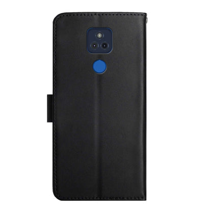 For Motorola Moto G Play 2021 Genuine Leather Fingerprint-proof Horizontal Flip Phone Case(Black) - Motorola Cases by buy2fix | Online Shopping UK | buy2fix