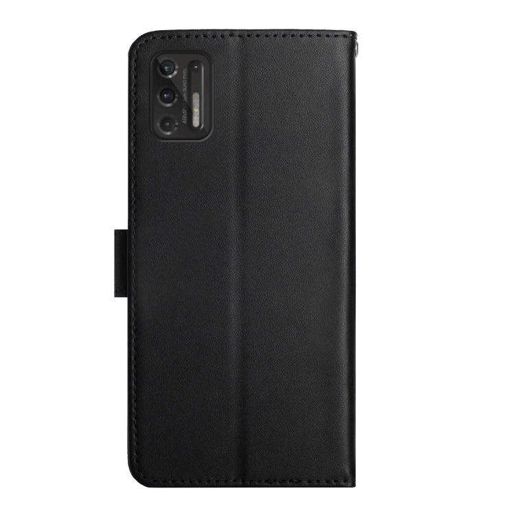 For Motorola Moto G Stylus 2021 Genuine Leather Fingerprint-proof Horizontal Flip Phone Case(Black) - Motorola Cases by buy2fix | Online Shopping UK | buy2fix