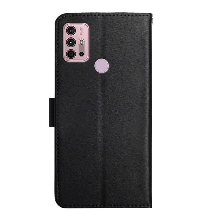 For Motorola Moto G30 Genuine Leather Fingerprint-proof Horizontal Flip Phone Case(Black) - Motorola Cases by buy2fix | Online Shopping UK | buy2fix