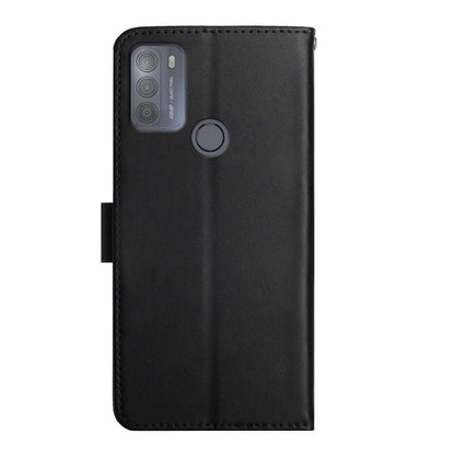 For Motorola Moto G50 Genuine Leather Fingerprint-proof Horizontal Flip Phone Case(Black) - Motorola Cases by buy2fix | Online Shopping UK | buy2fix