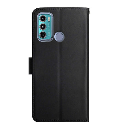 For Motorola Moto G60 Genuine Leather Fingerprint-proof Horizontal Flip Phone Case(Black) - Motorola Cases by buy2fix | Online Shopping UK | buy2fix