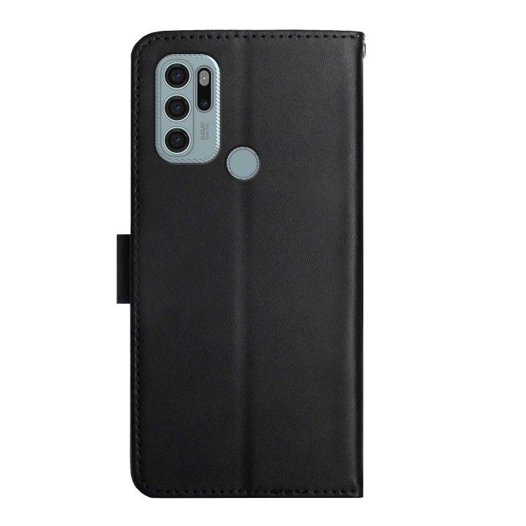 For Motorola Moto G60s Genuine Leather Fingerprint-proof Horizontal Flip Phone Case(Black) - Motorola Cases by buy2fix | Online Shopping UK | buy2fix