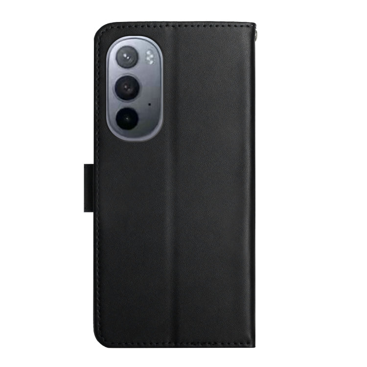 For Motorola Moto Edge X30 Genuine Leather Fingerprint-proof Horizontal Flip Phone Case(Black) - Motorola Cases by buy2fix | Online Shopping UK | buy2fix
