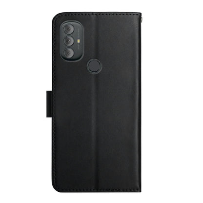 For Motorola Moto G Power 2022 Genuine Leather Fingerprint-proof Horizontal Flip Phone Case(Black) - Motorola Cases by buy2fix | Online Shopping UK | buy2fix