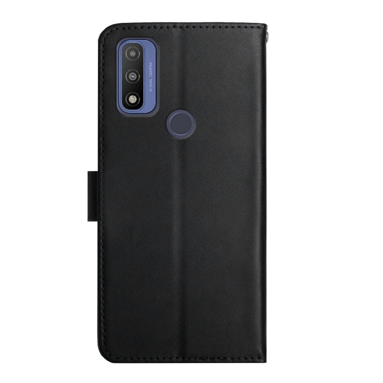 For Motorola Moto G Pure 2021 Genuine Leather Fingerprint-proof Horizontal Flip Phone Case(Black) - Motorola Cases by buy2fix | Online Shopping UK | buy2fix