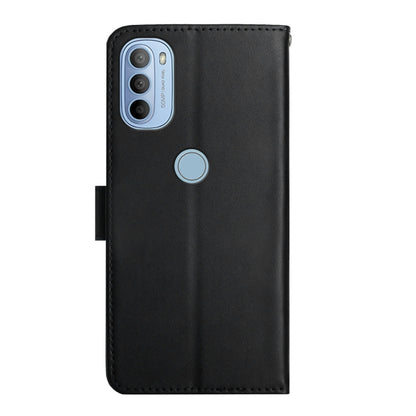 For Motorola Moto G31 / G41 Genuine Leather Fingerprint-proof Horizontal Flip Phone Case(Black) - Motorola Cases by buy2fix | Online Shopping UK | buy2fix