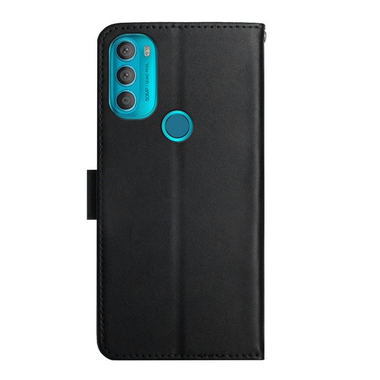 For Motorola Moto G71 5G Genuine Leather Fingerprint-proof Horizontal Flip Phone Case(Black) - Motorola Cases by buy2fix | Online Shopping UK | buy2fix