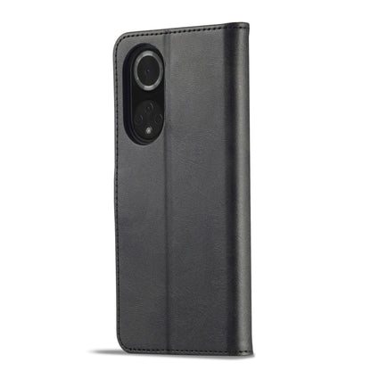 For Honor 50 / nova 9 LC.IMEEKE Calf Texture Leather Phone Case(Black) - Honor Cases by LC.IMEEKE | Online Shopping UK | buy2fix