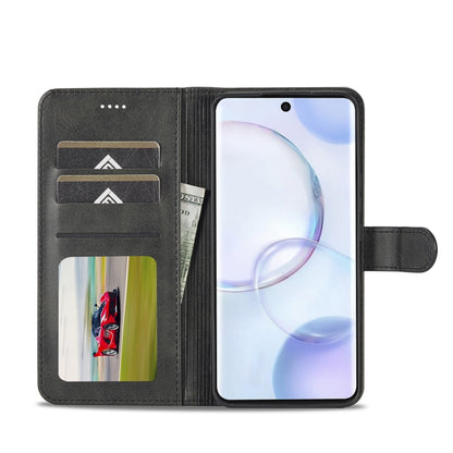 For Honor 50 / nova 9 LC.IMEEKE Calf Texture Leather Phone Case(Black) - Honor Cases by LC.IMEEKE | Online Shopping UK | buy2fix