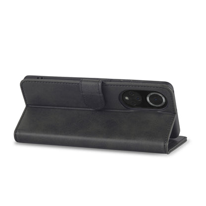 For Honor 50 / nova 9 LC.IMEEKE Calf Texture Leather Phone Case(Black) - Honor Cases by LC.IMEEKE | Online Shopping UK | buy2fix