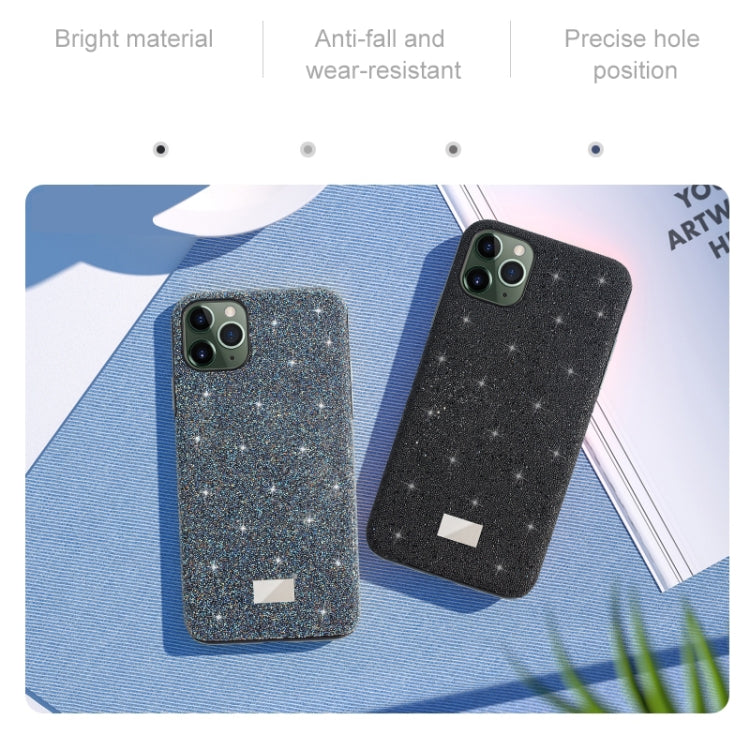 For iPhone 11 Pro Max Mutural TPU + PC + Diamond Cloth Protective Case(Grey) - iPhone 11 Pro Max Cases by Mutural | Online Shopping UK | buy2fix