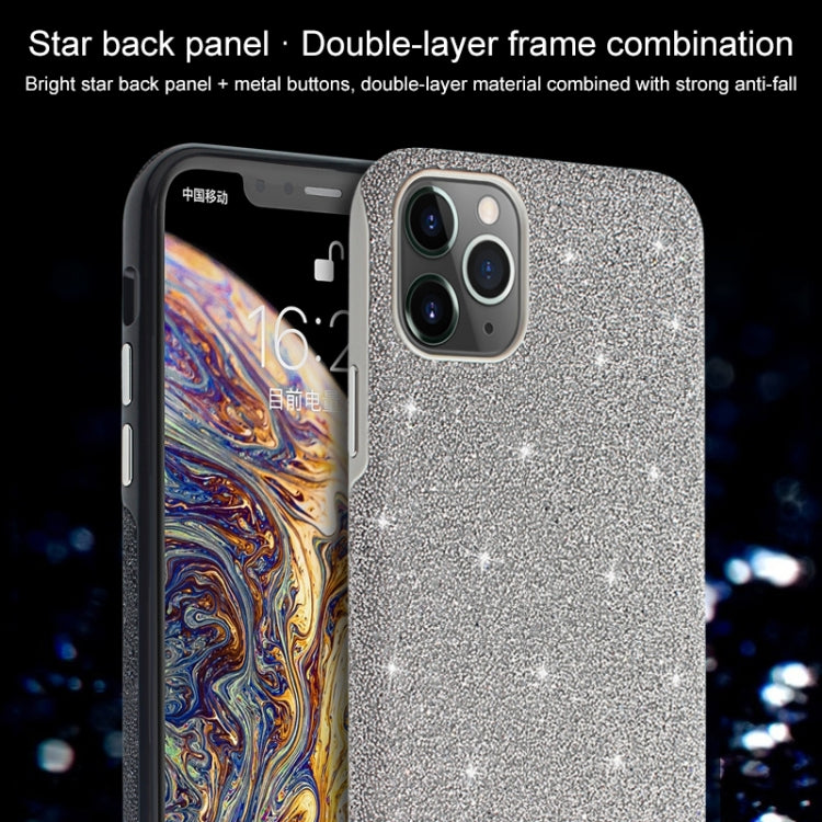 For iPhone 11 Pro Max Mutural TPU + PC + Diamond Cloth Protective Case(Grey) - iPhone 11 Pro Max Cases by Mutural | Online Shopping UK | buy2fix