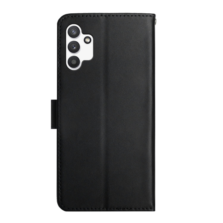 For Samsung Galaxy A13 Genuine Leather Fingerprint-proof Horizontal Flip Phone Case(Black) - Galaxy Phone Cases by buy2fix | Online Shopping UK | buy2fix