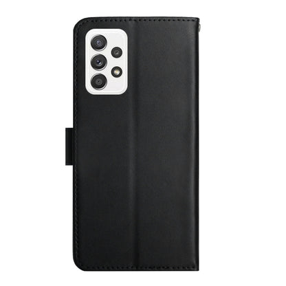For Samsung Galaxy A23 Genuine Leather Fingerprint-proof Horizontal Flip Phone Case(Black) - Galaxy Phone Cases by buy2fix | Online Shopping UK | buy2fix